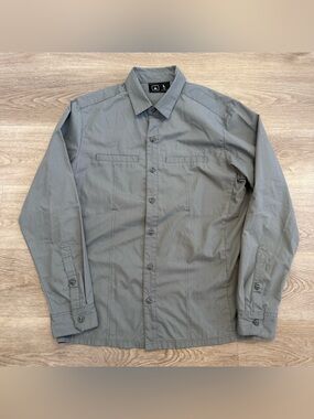 Triple Aught Design TAD Tradecraft Mens Large Gray Tactical Shirt USA Made